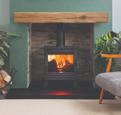 fireplace focuscast beams